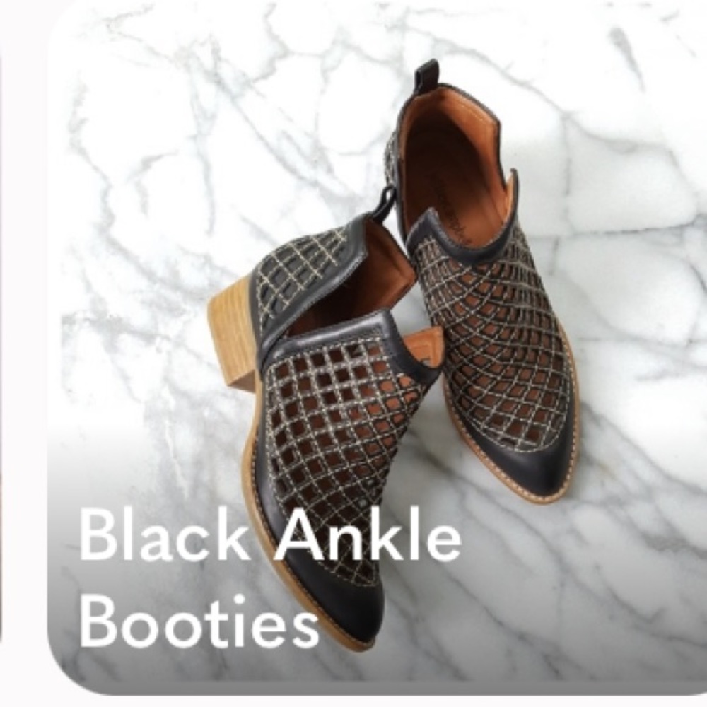 IN SEARCH OF JEFFREY CAMPBELL for Anthropologie TAGGART Booties NWT NIB 8.5